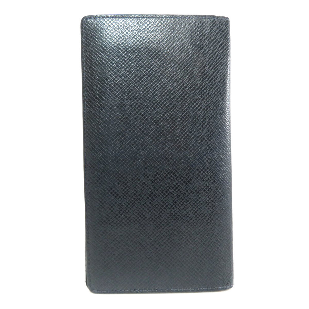 Louis Vuitton Taiga Leather Wallet Portefeuille Long Black